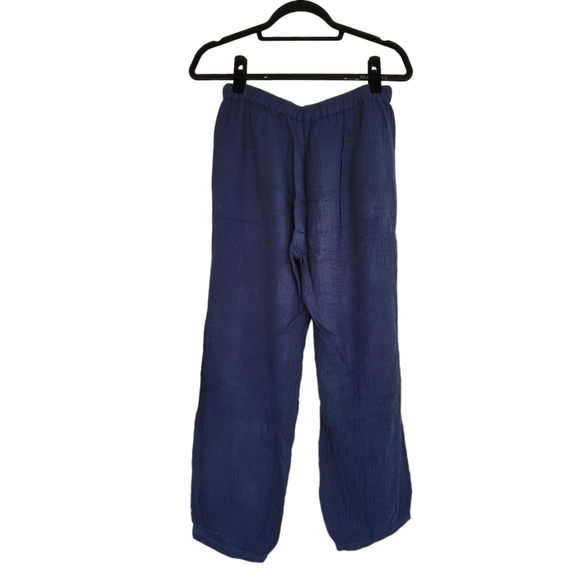 Honorine Harper Gauze Pants - Midnight Navy - Picture 3 of 6